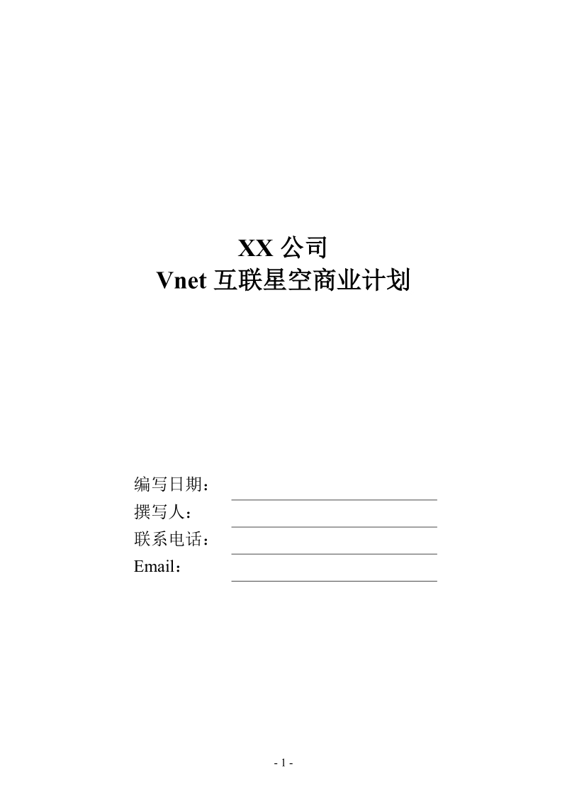 vnet商业计划案例.doc_第1页