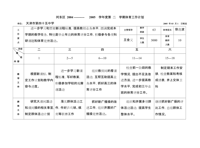 小学第一学期体育工作计划.doc_第1页