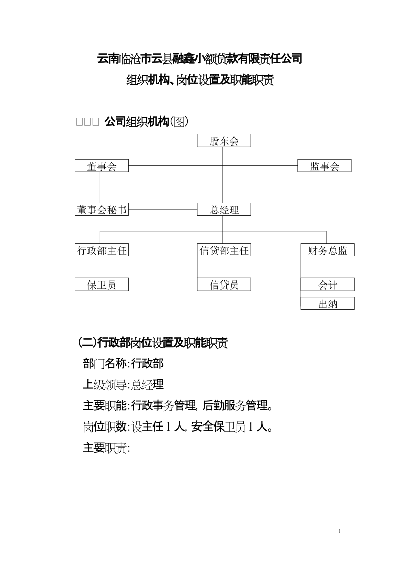 云南xx小额贷款有限责任公司.doc_第1页