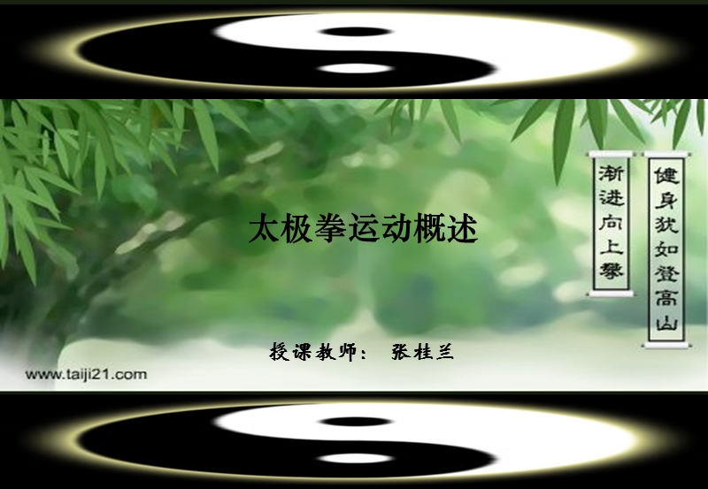 太极拳运动概述.ppt_第1页