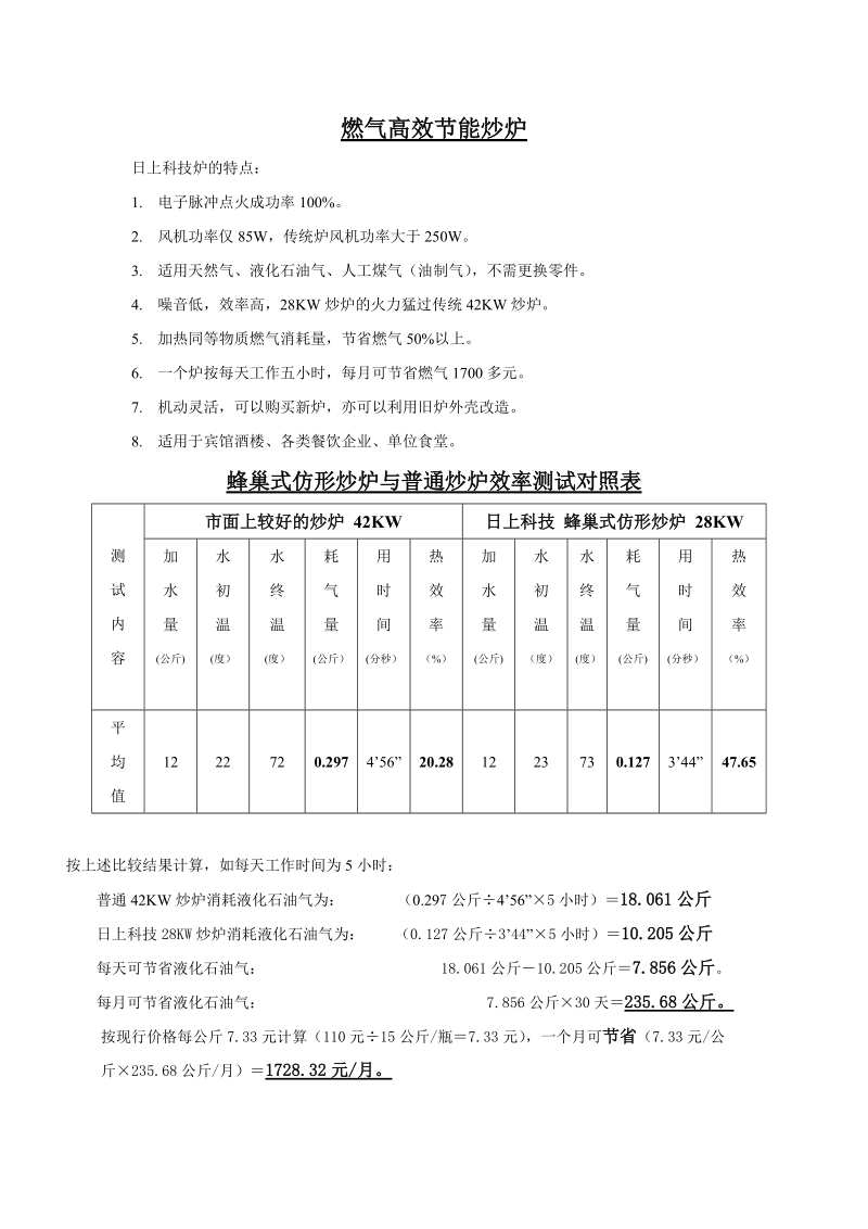 燃气高效节能炒炉1.doc_第1页