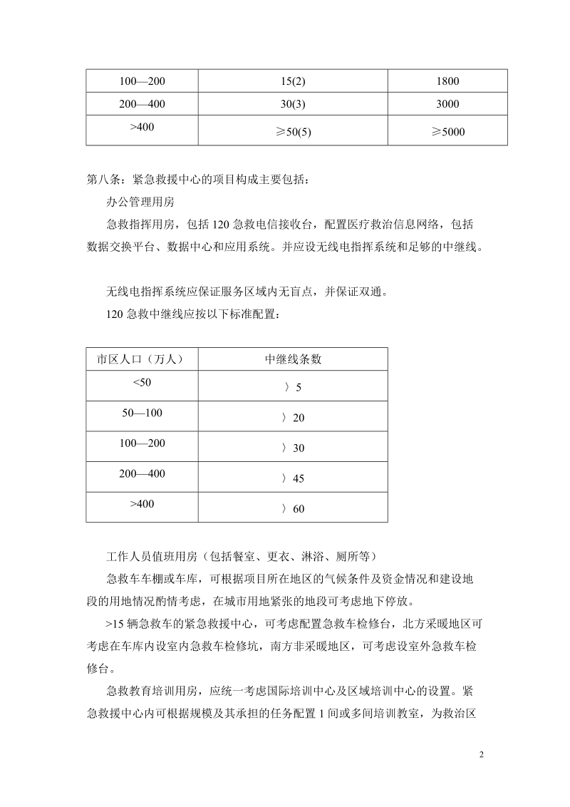 紧急救援中心建设标准.doc_第2页