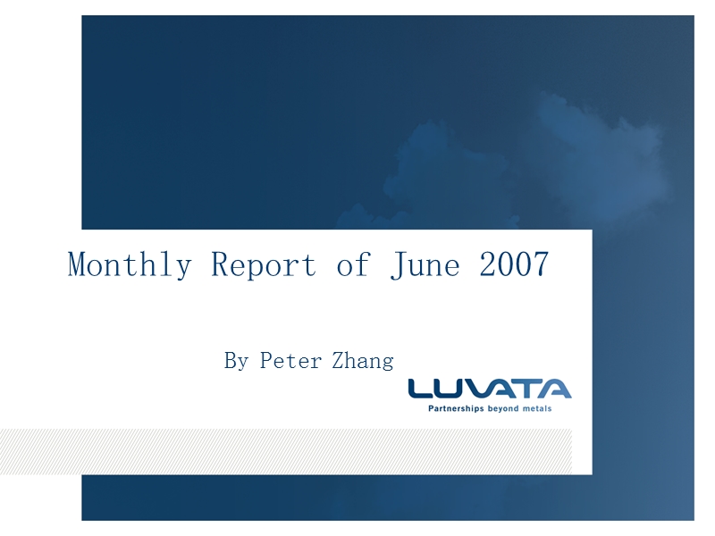 monthly report of june 2007.ppt_第1页