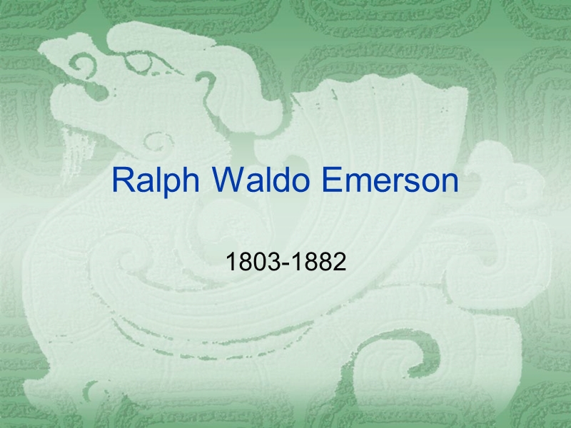 ralph waldo emerson.ppt_第1页