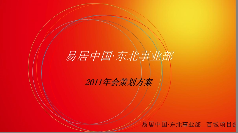 2011年易居年会策划.ppt_第1页