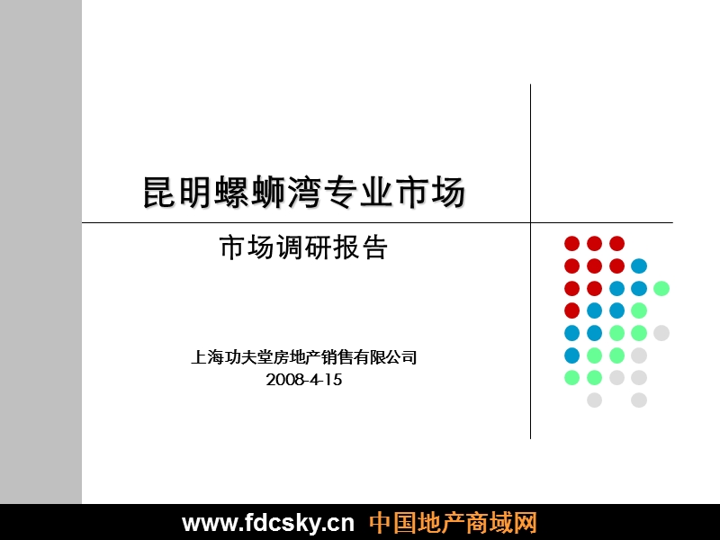 2008年昆明市螺蛳湾专业市场调研报告.ppt_第2页