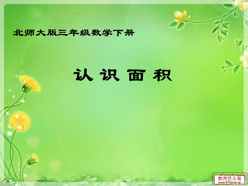 (北师大版)三年级数学下册课件 认识面积 2.ppt_第2页