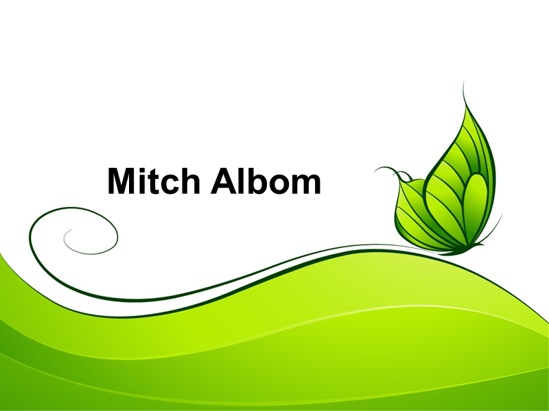 mitch albom.ppt_第1页