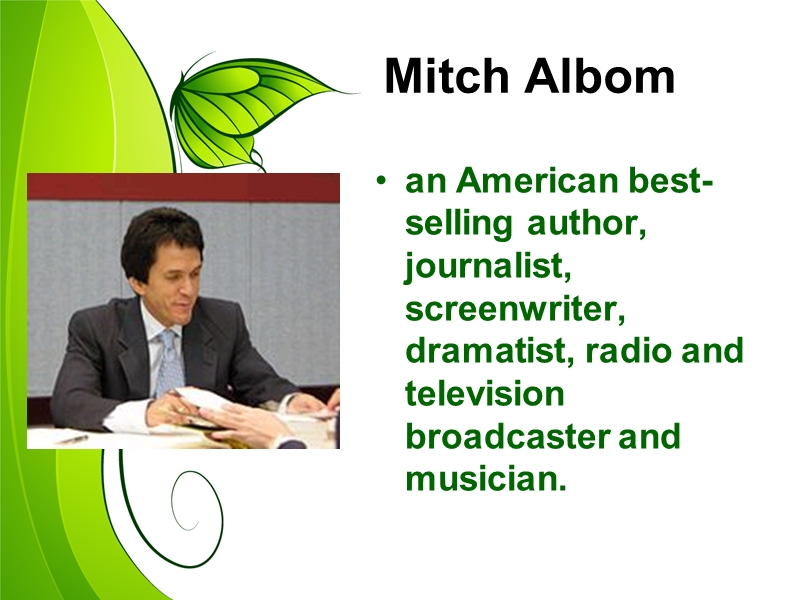 mitch albom.ppt_第2页