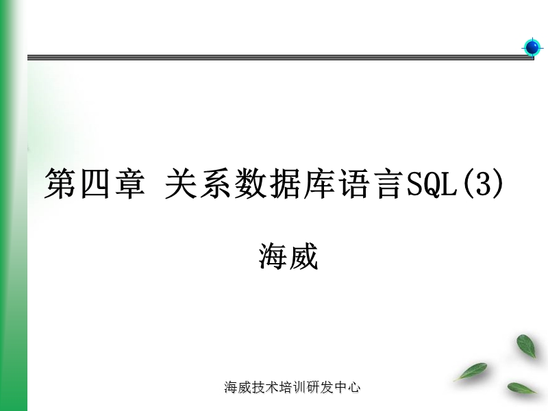 6第四章sql(三).ppt_第1页