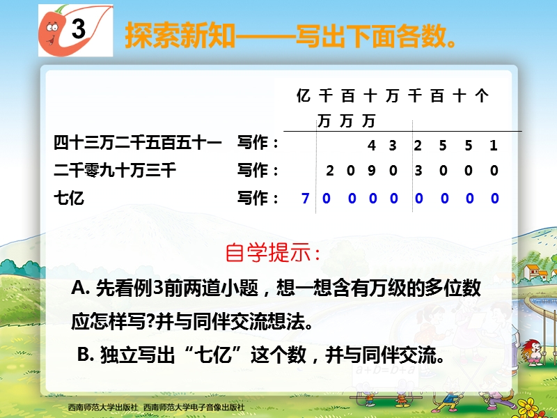 03小学四年级数学西师大版万以上数的读写第三课时(课件).ppt_第3页