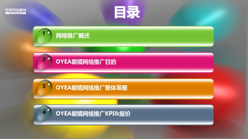 2011年oyea欧野品牌眼镜社会化媒体全年网络推广策划方案.ppt_第2页