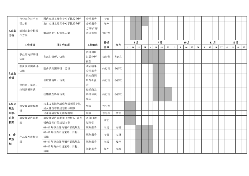 某事业部规划编制工作推进计划表.doc_第2页