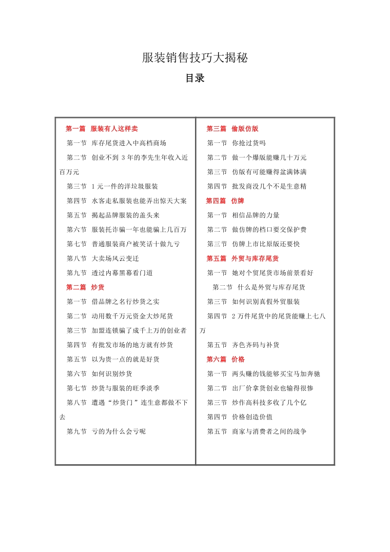 服装销售技巧大揭秘 .doc_第1页