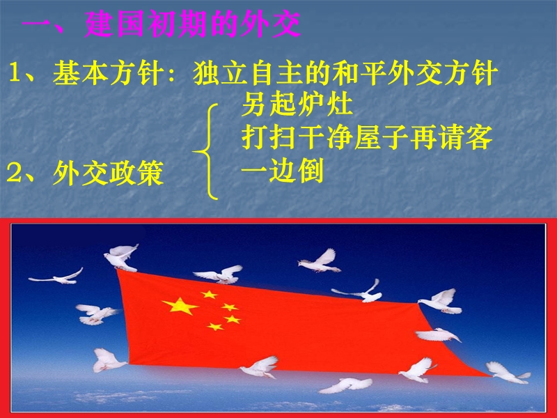 岳麓版必修一《中国屹立于世界民族之林——新中国外交》课件.ppt_第3页