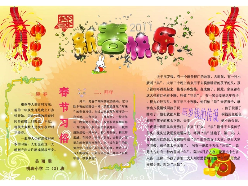 新年快乐小报.ppt_第3页