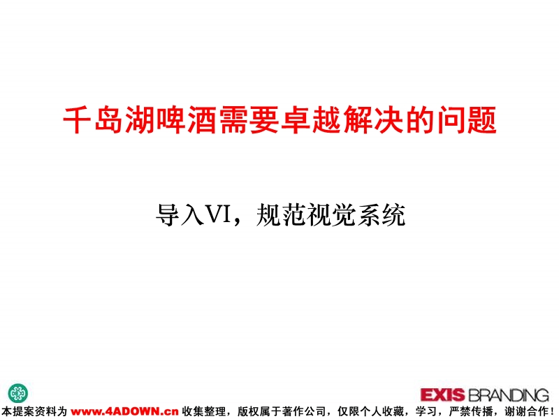 卓越形象_千岛湖啤酒vi设计策略提案.ppt_第2页