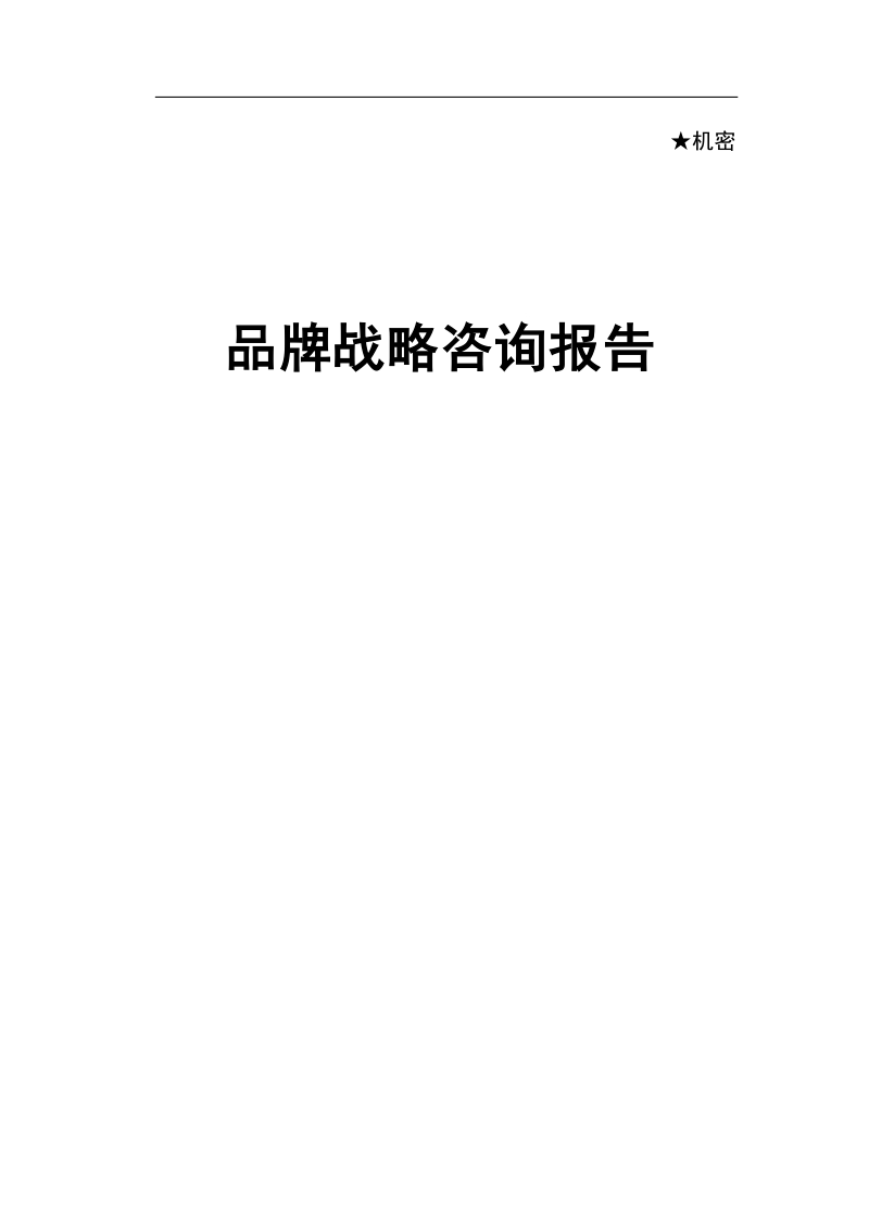 某置业公司品牌战略咨询报告.doc_第1页