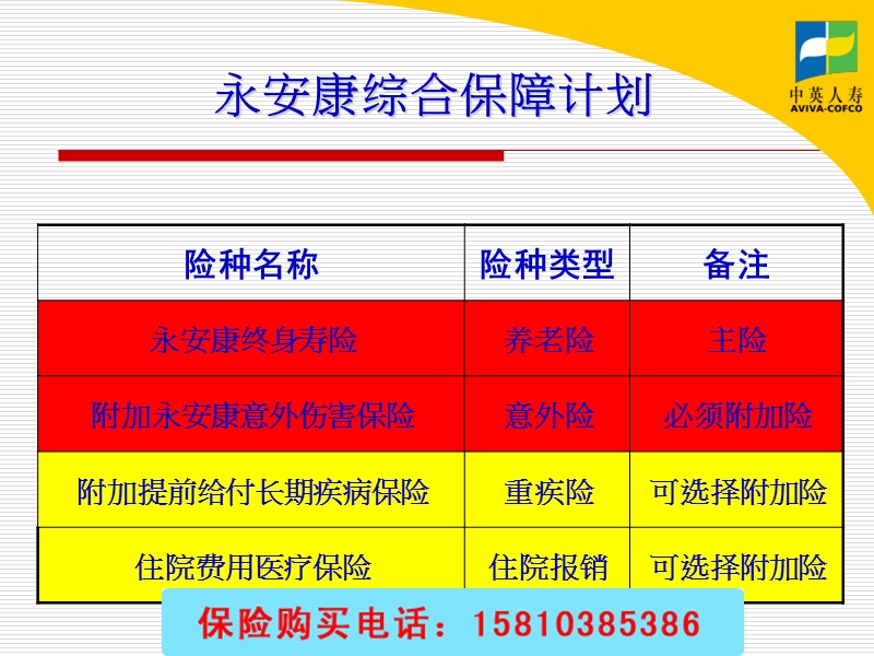 中英人寿的保险险种介绍.ppt_第3页