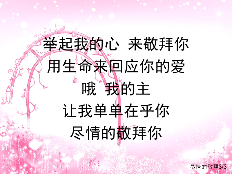 尽情的敬拜.ppt_第3页