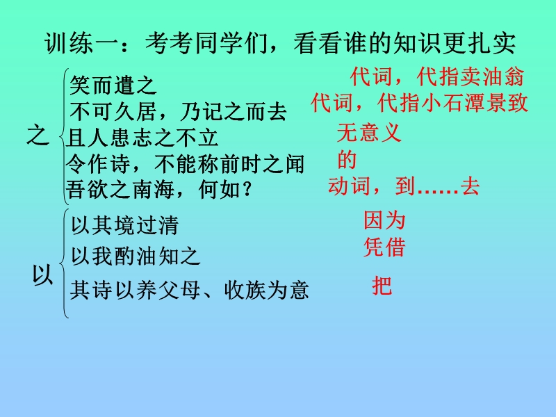 【初一语文】阅读理解泛读训练之课外小古文训练.ppt_第3页