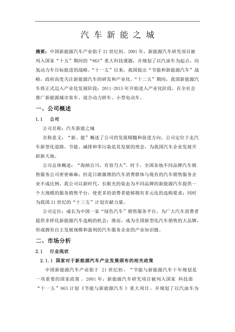 某汽车新能源有限公司发展战略规划.doc_第2页