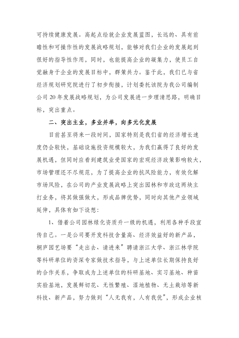 公司发展战略规划方案.doc_第2页