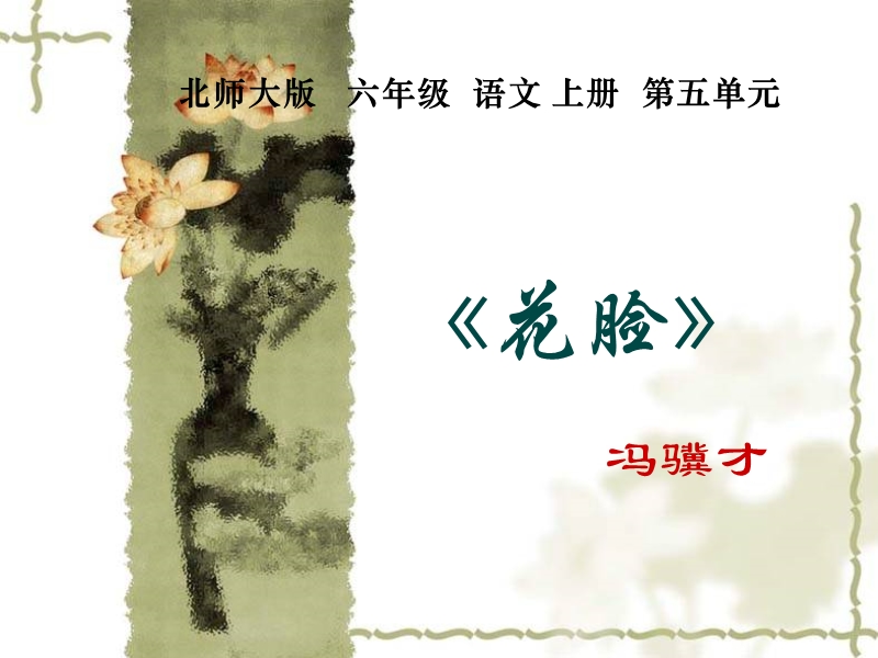 《花脸》确定版.ppt_第1页