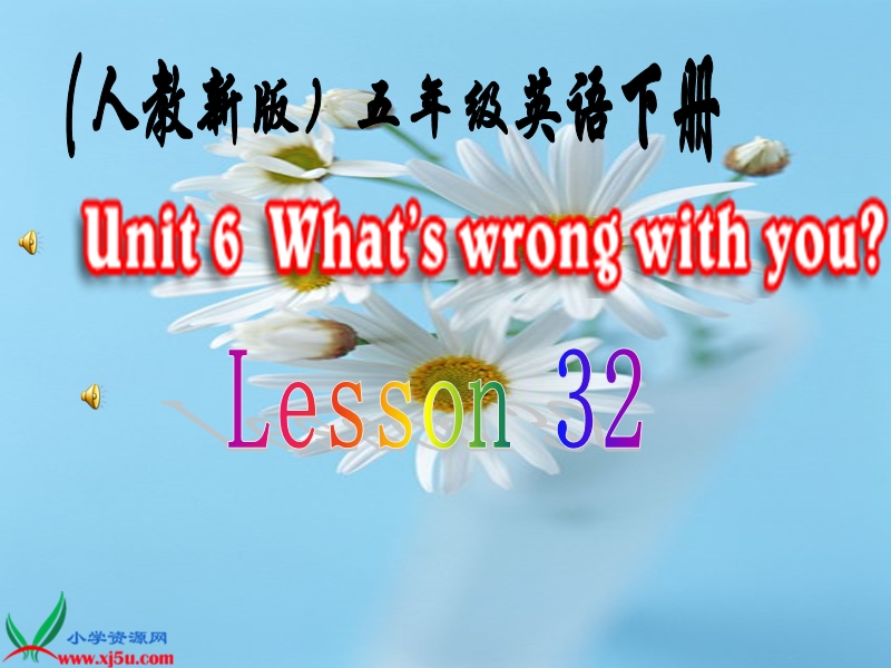 人教新版小学英语五年级下册课件lesson32.ppt_第1页