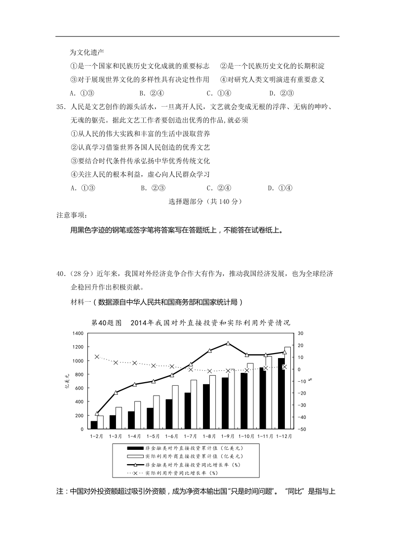 2015年高考政 治三轮复习提质培优训练 人教必修模块（四十四）.doc_第3页