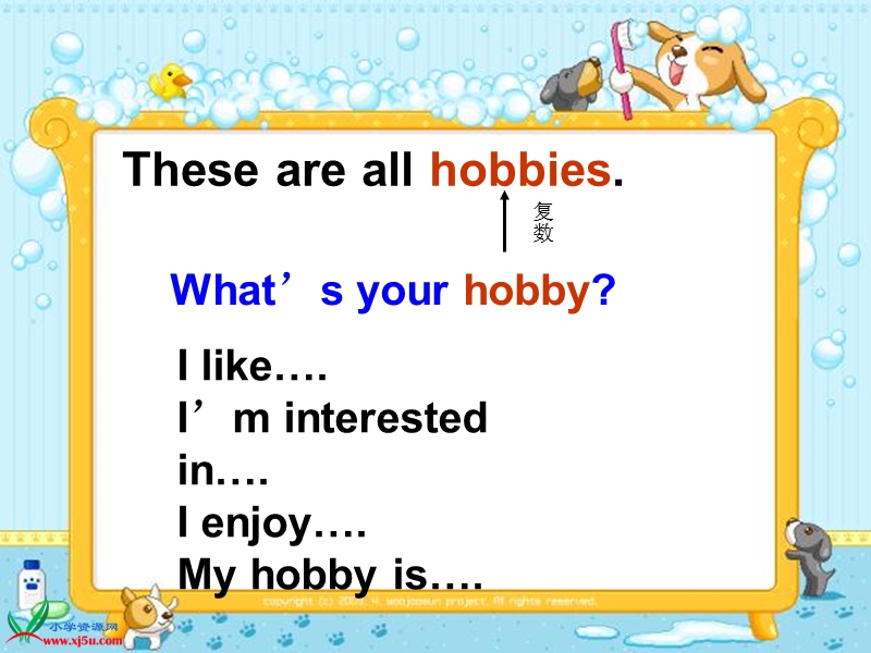 人教(新版)六年级英语上册课件 lesson 13 what is your hobby.ppt_第3页