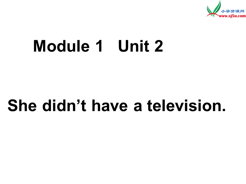 2016春外研版（三起）五年级下册module 1 unit 2《she didn’t have a television》ppt课件6.ppt_第2页