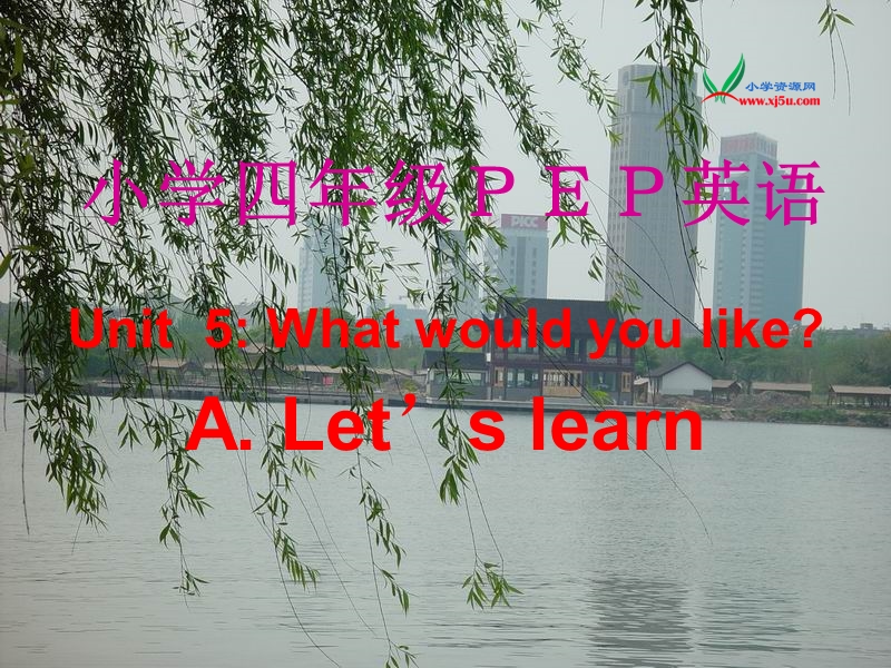 人教pep版英语四上《unit 5 what would you like》let’s learn ppt课件.ppt_第1页