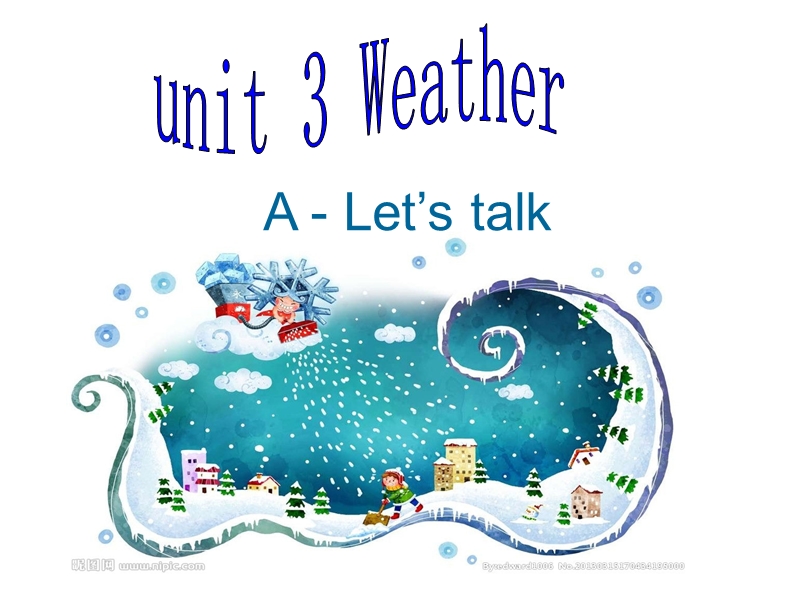 最新版pep四年级下册-unit3-weather-a-let's-talk.ppt_第1页