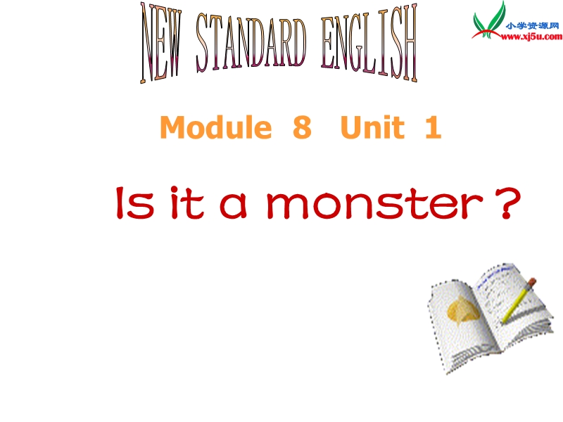 2014秋三年级英语上册 module 8 unit 1 is it a monster课件4 外研版（一起）.ppt_第1页