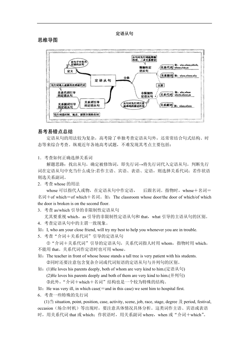 高中英语定语从句精华版教学案.doc_第1页