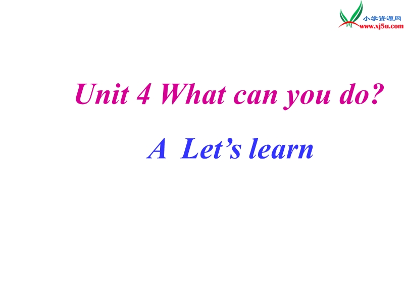 2014秋人教pep版英语五上《unit 4 what can you do》ppt课件2.ppt_第1页