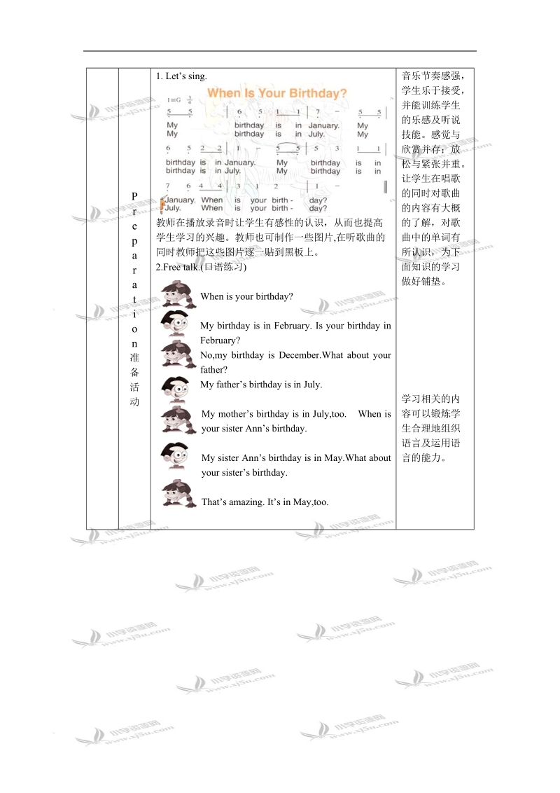 （人教pep）五年级英语下册教案 unit 3(5).doc_第2页