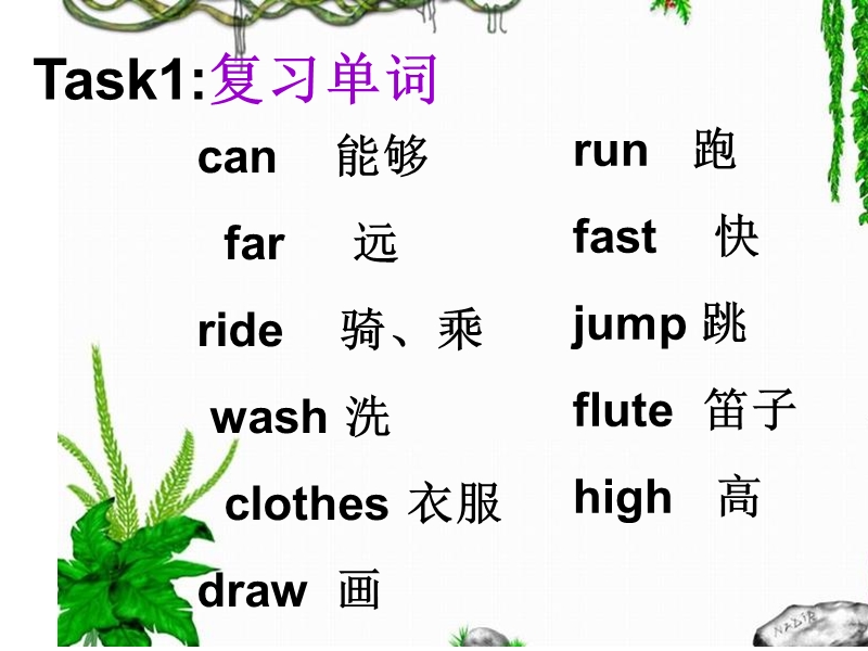 六年级上英语课件綦瑞凤can++you+run+fast外研版（一年级起点）.ppt_第2页