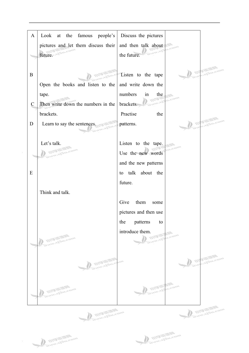 （人教新起点）六年级英语上册教案 unit 7 lesson 37-38.doc_第2页