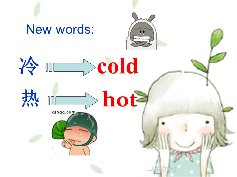 冀教版（一起）三年级英语下册课件 lesson2 warm and cool.ppt_第2页