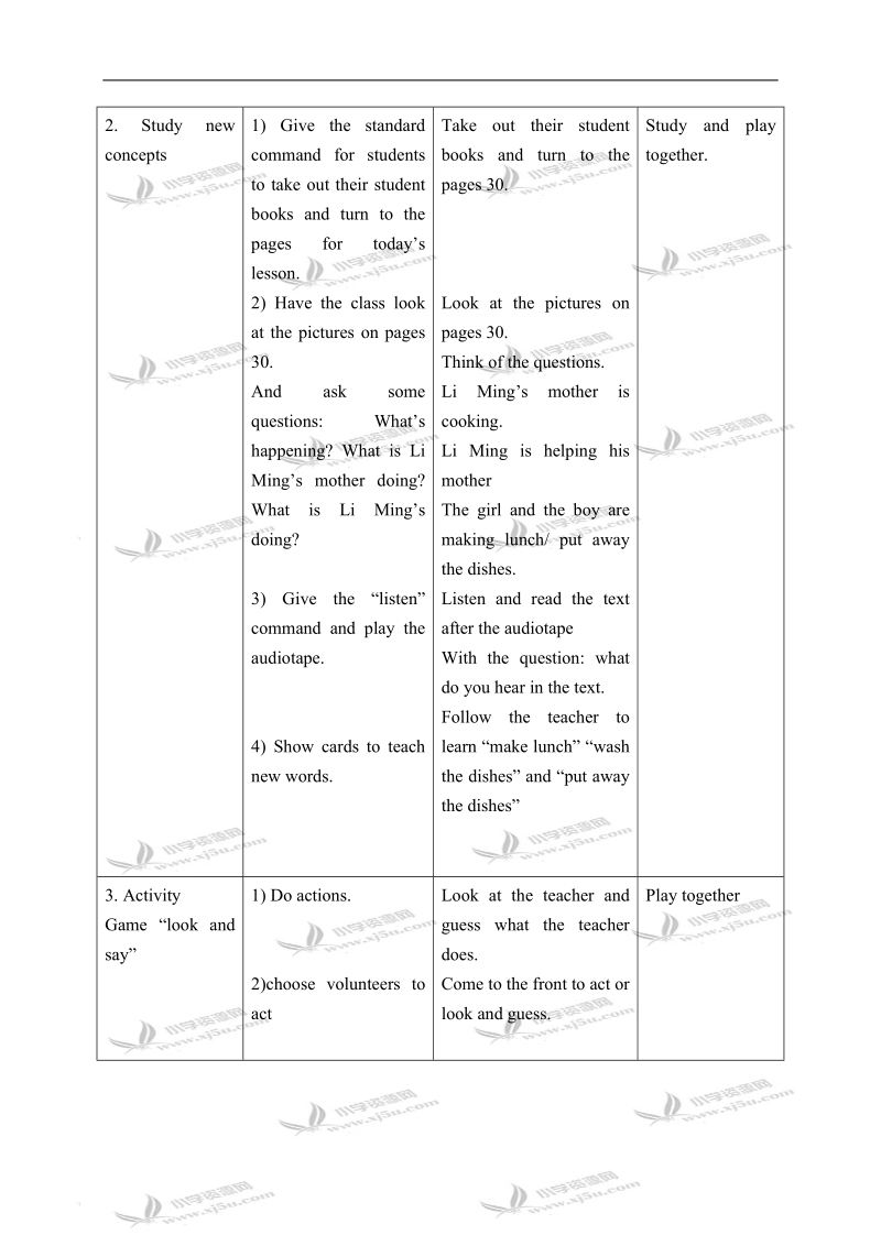 冀教版（一起）二年级英语下册教案 unit 2 lesson 15(2).doc_第2页