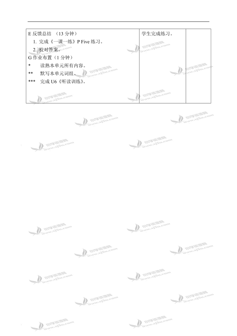 （苏教牛津版）六年级英语下册教案 unit 1(14).doc_第2页