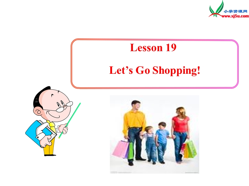 四年级英语上册《lesson 19 let’s go shopping》课件1 冀教版.ppt_第1页