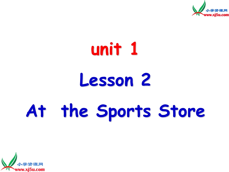 冀教版（三起）六年级英语下册 unit1 lesson2 at the sports store 课件.ppt_第1页