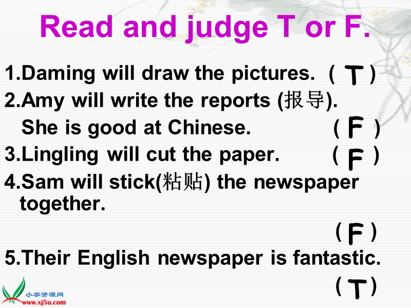 外研版（一起）四年级英语下册课件 module 6 unit 1(2).ppt_第3页