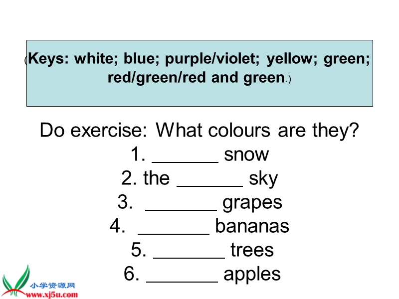 （人教新起点）一年级英语上册课件 uint6 colour(8).ppt_第3页