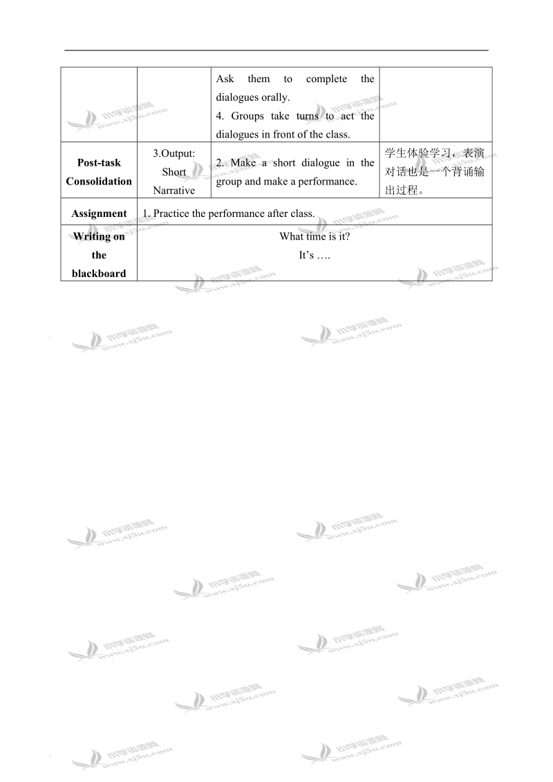 沪教牛津四年级英语下册教案 listen(1) 第二课时.doc_第2页