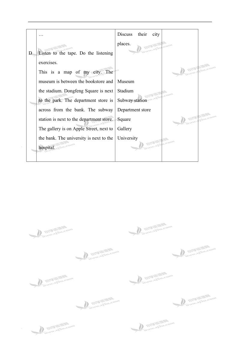 （人教新起点）四年级英语下册教案 unit10 lesson55.doc_第3页