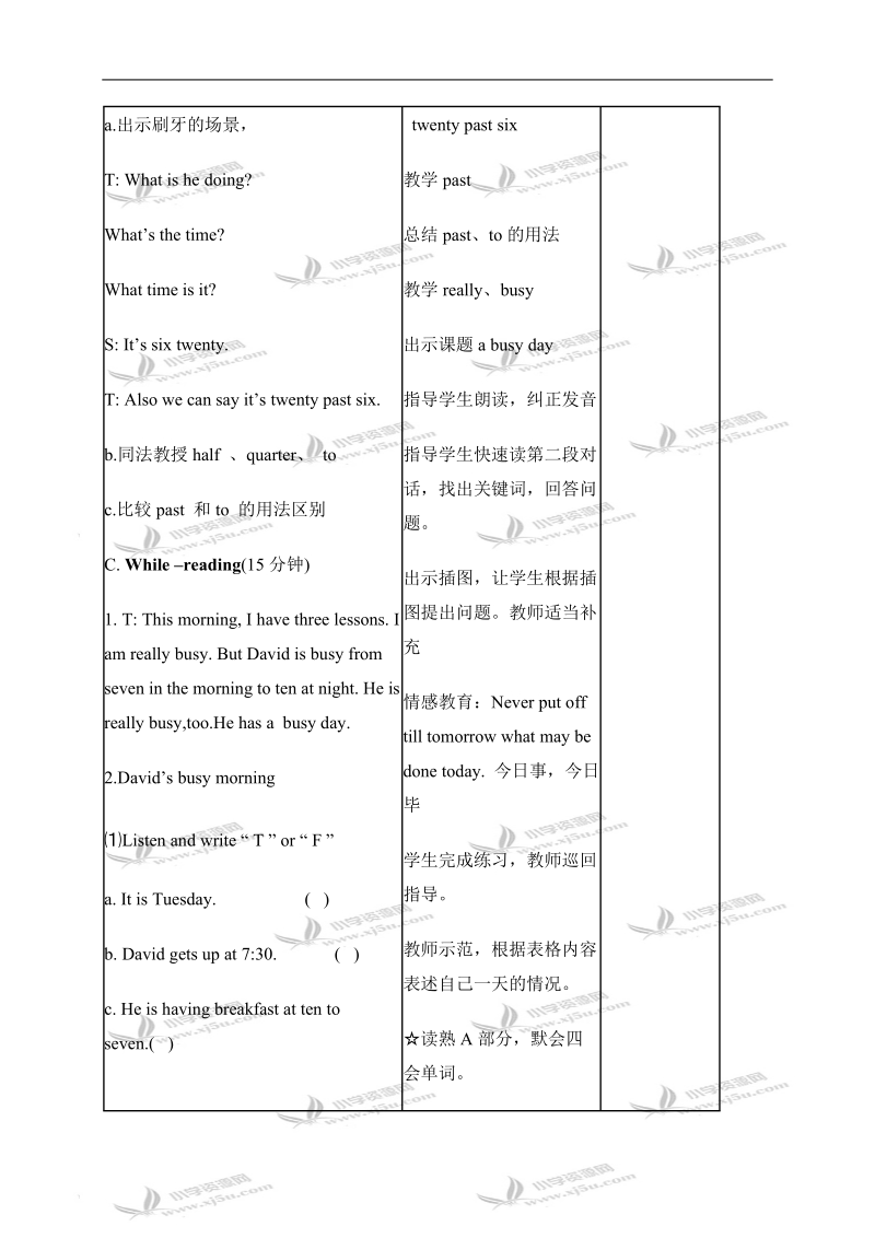 （苏教牛津版）五年级英语下册教案 unit 7(4).doc_第2页